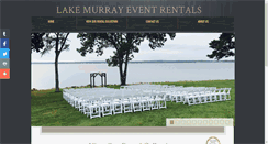 Desktop Screenshot of lakemurrayeventrentals.com